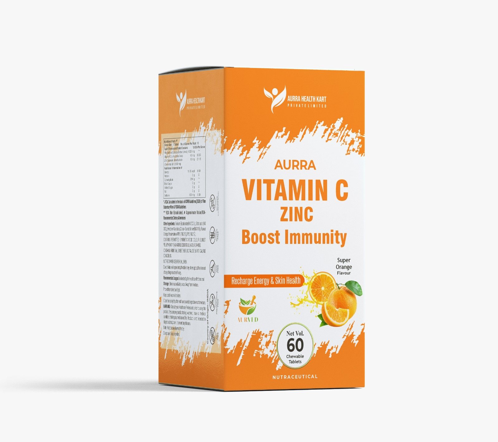 AURRA VITAMIN-C WITH VITAMIN D3 AND ZINC